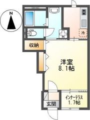 シャイン・ウェストの間取り画像