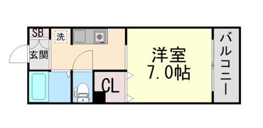 ベルディ灘の間取り画像