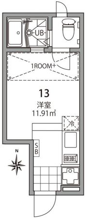 心葉テラス大岡山の間取り画像