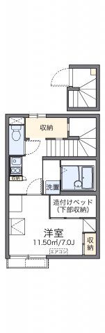 レオパレス平成Ⅱの間取り画像