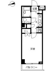 スカイコート蒲田第7の間取り画像