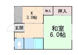 カミムラアパートの間取り画像
