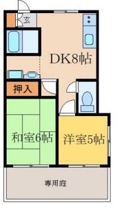 ビラ御影の間取り画像
