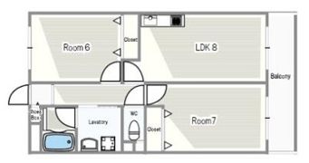 メゾン・アイリスの間取り画像