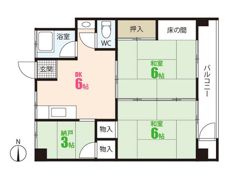 西本ビルの間取り画像