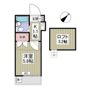 フラット栄の間取り画像