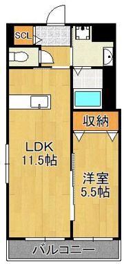 アセンション御開の間取り画像