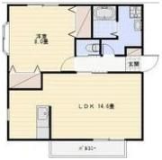 ティエドIIO Bの間取り画像