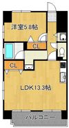 ライオンズマンション青山第3の間取り画像