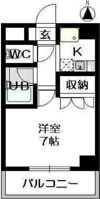 STUDIO SHIROGANEの間取り画像