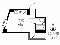 メゾンドフジの間取り画像