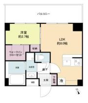 セレニテ兵庫エクラの間取り画像