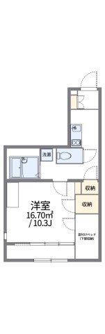 レオパレスセードルⅡの間取り画像