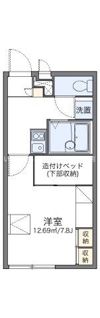 レオパレス久米東の間取り画像