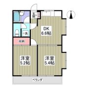 ハイム本丸Ⅱの間取り画像