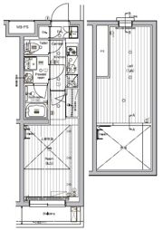 PREMIUM CUBE G 三軒茶屋の間取り画像