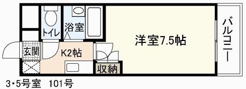 第3コーポ古屋の間取り画像