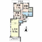 ヴァーダントエデン 深沢の間取り画像