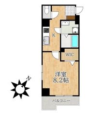クリスタルコートの間取り画像