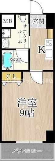 R-Ⅱコートの間取り画像