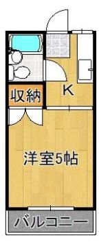 マンション葉山中井の間取り画像