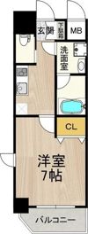 アリビオ江坂垂水町の間取り画像