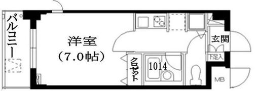 ジョイシティ中野の間取り画像