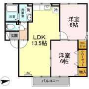 メゾンシャルム木太 A棟の間取り画像
