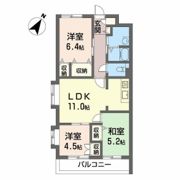 グランリューくるめ木の間取り画像