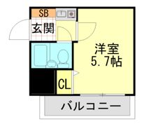 ナイスアーバン横濱駅東館の間取り画像