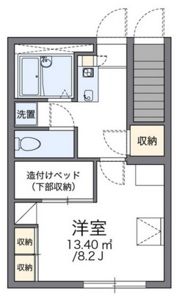 レオパレスリベインの間取り画像