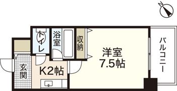 アムール祇園新橋の間取り画像