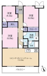 ガーデンハイツ飯田 102の間取り画像