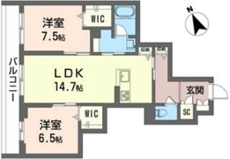 ShaMaison ルミノサ・ファミリアAの間取り画像