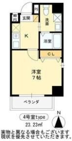 ラ・フォーレ松ヶ枝町Ⅰの間取り画像