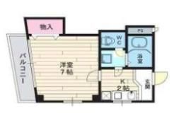 メゾンドヴィレしうん福島の間取り画像