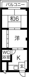 ブルースカイハイツ新森の間取り画像