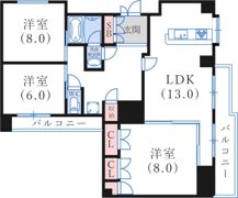 メゾン幸の間取り画像