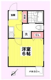 カーサベルデ上大岡の間取り画像