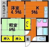 マンション・オモテの間取り画像