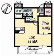 nfツインズ B棟の間取り画像