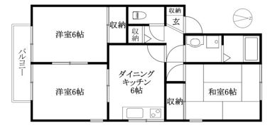 セントラルコート鷹子の間取り画像