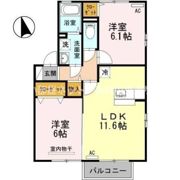 アヴニール B棟の間取り画像