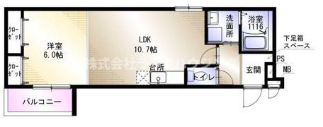 ハルミール忍ケ丘の間取り画像