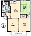 THRIVE HIRAFUKU B棟の間取り画像
