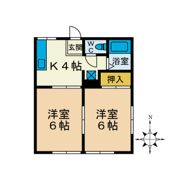 ヴィラ山本の間取り画像