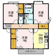 アザレアパーク Kの間取り画像