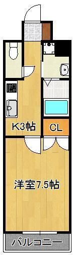 リファレンス小倉駅前の間取り画像