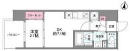 シーズンフラッツ中崎の間取り画像