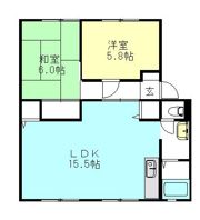 サンビレッジ浜野C棟の間取り画像